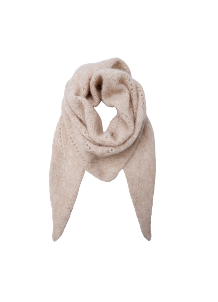 Strikket skjerf - beige - Many Colors