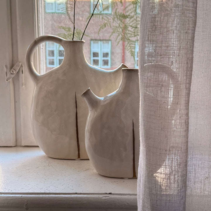 Vase Zen cream L