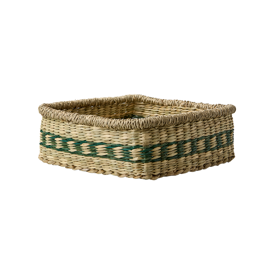 Kurv  basket, Natural/grønn