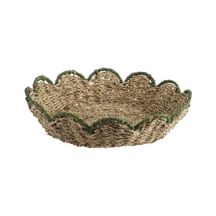 Kurv basket, Natural/grønn