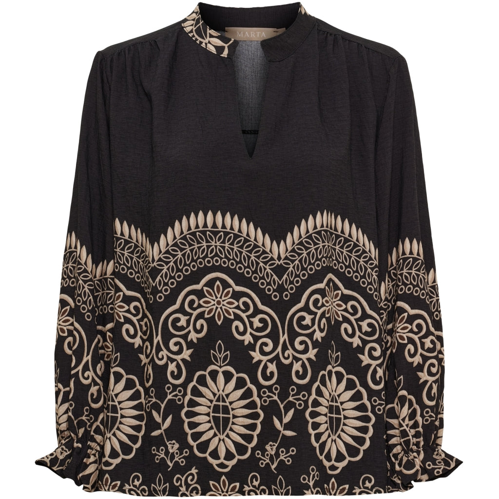 Linden bluse - svart