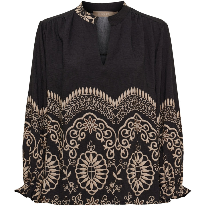 Linden bluse - svart