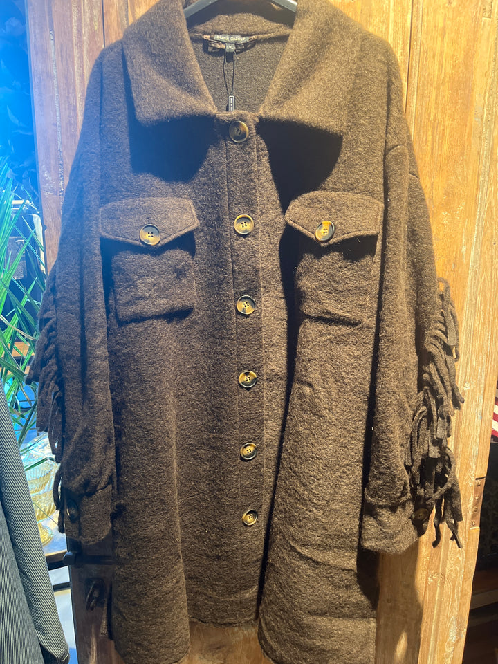 Dutton fleece jakke - coffe