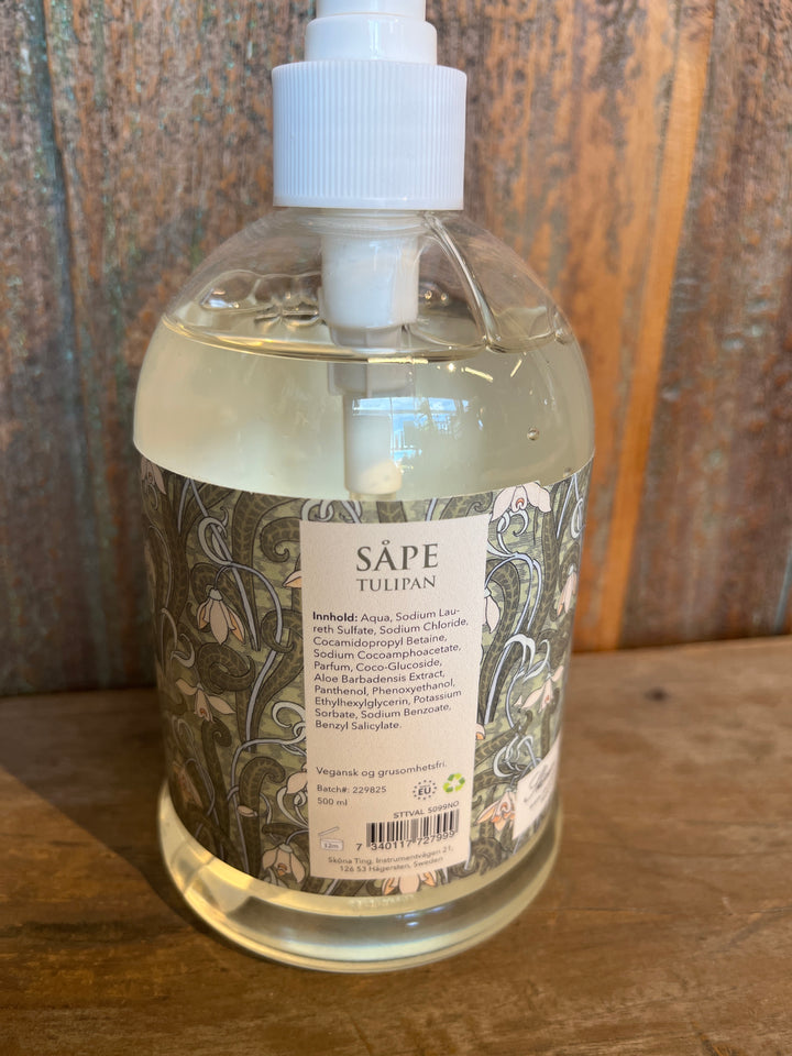 Pumpesåpe, 500 ml - tullipan / Snøklokke