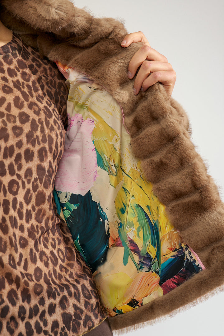 Nuvita jakke - silver mink