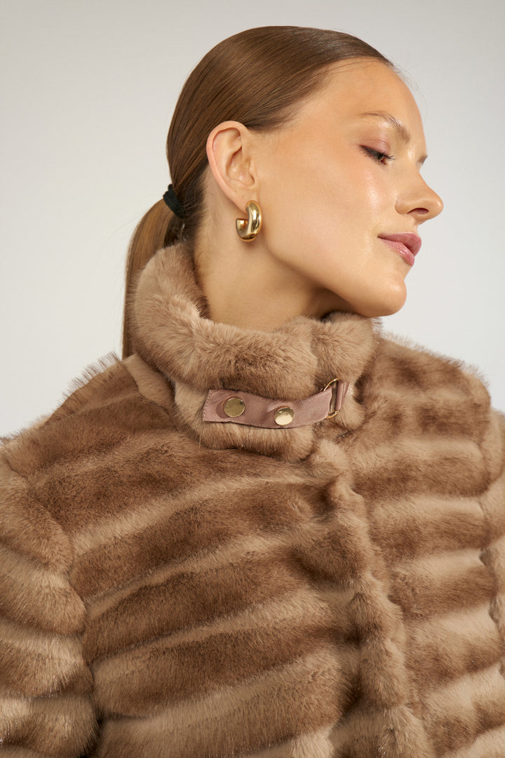 Nuvita jakke - silver mink