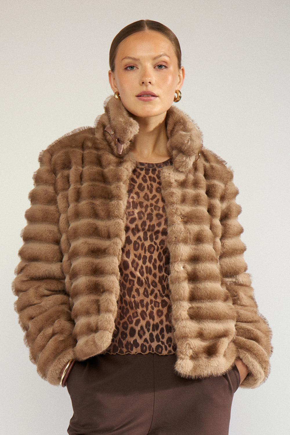 Nuvita jakke - silver mink