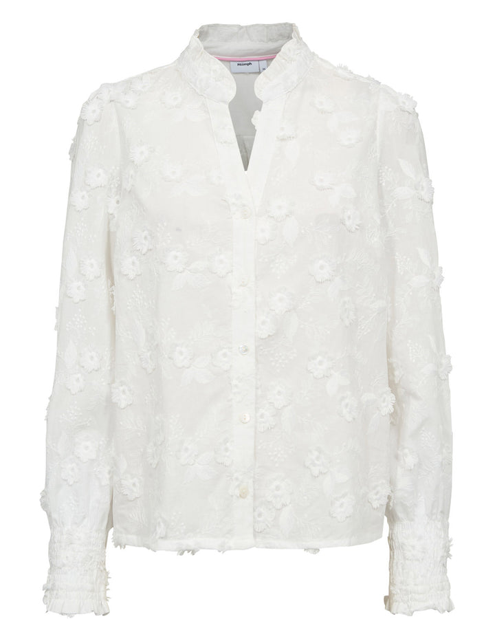 Nulena skjorte - bright white