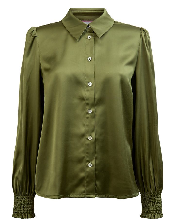 Nusitas ss skjorte - calla green