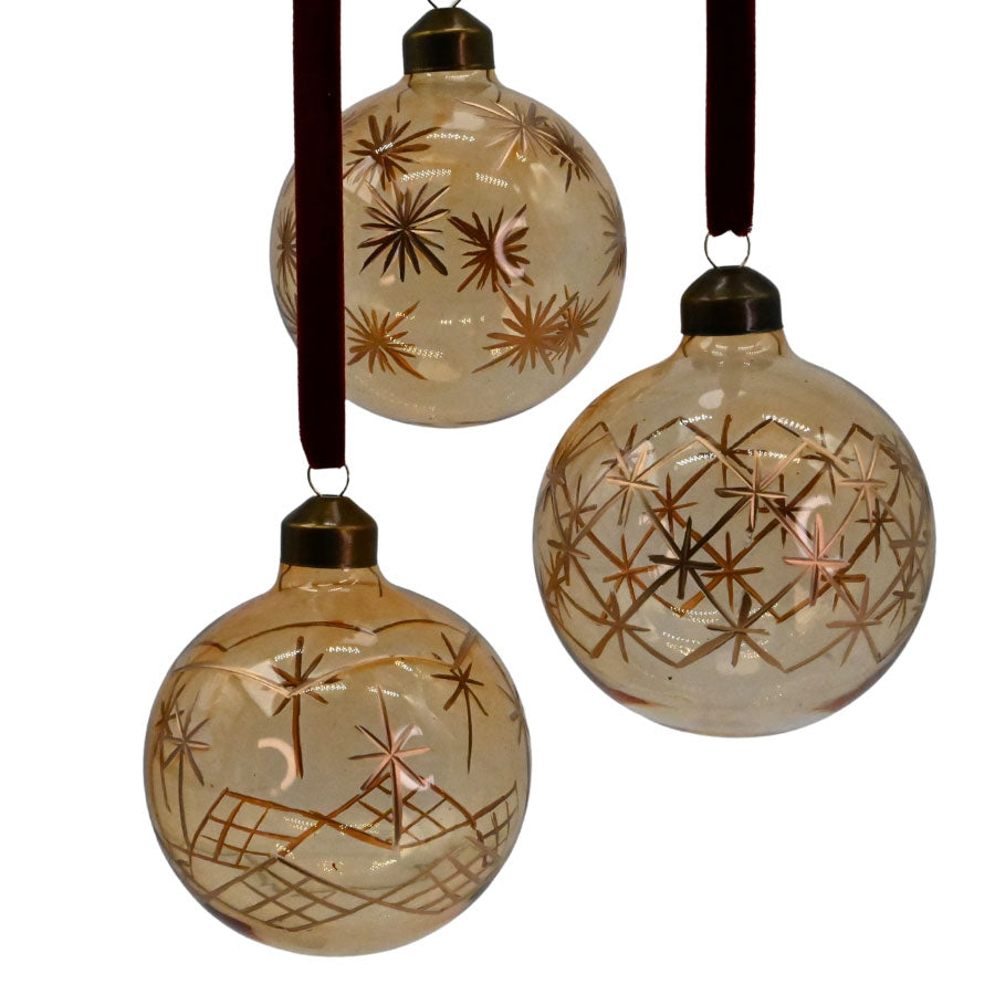 julkekule -  etched  sparkling sand -  3 mix