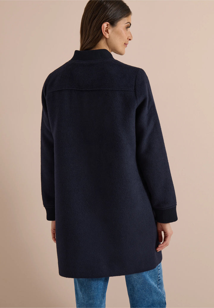 Wool blouson - dark navy