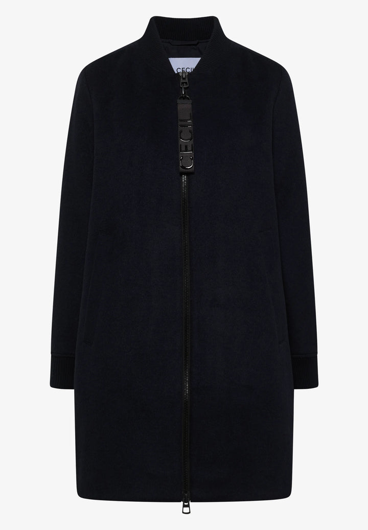 Wool blouson - dark navy