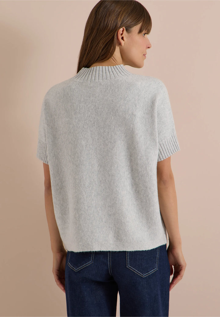 Tos cosy shortsleeve Dolman - light grey