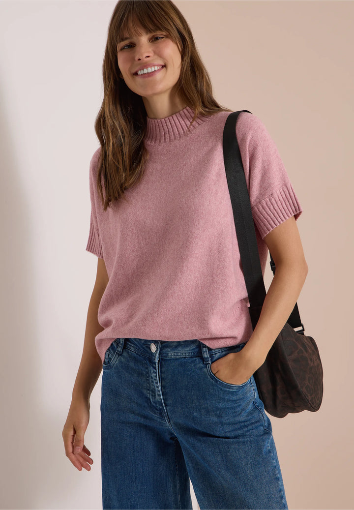 Tos cosy shortsleeve Dolman - velvet rose