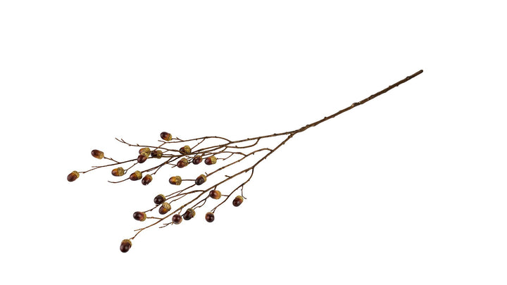 Silkebl. nøtt L:100 cm Grønn/Brun
