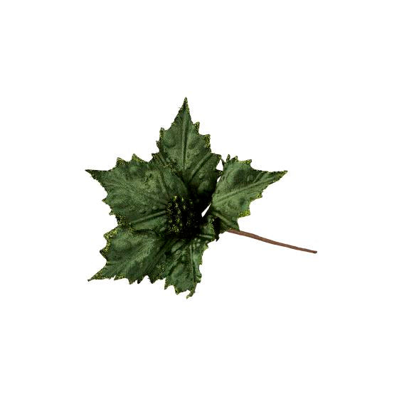 Julestjerne/Stick 23 cm Grøn