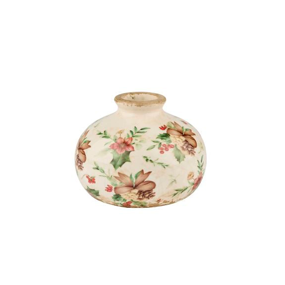 Vase X-Mas 13x10 cm Multicolor