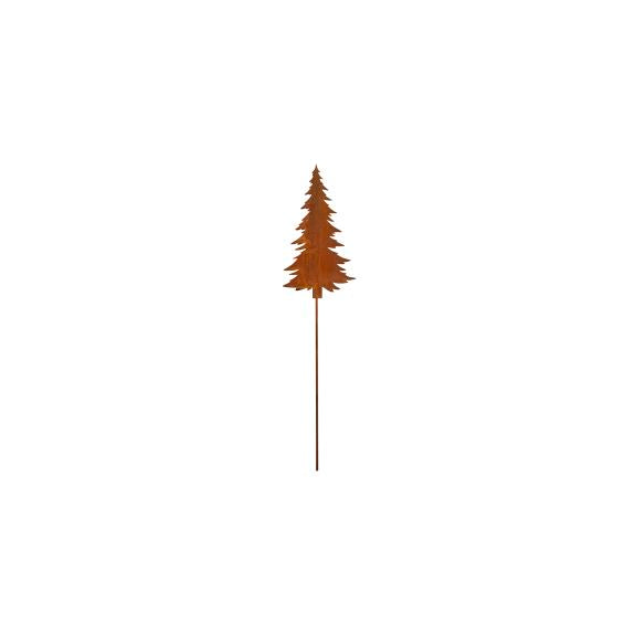 Juletre/Stick 35x8x1 cm Rust Metal