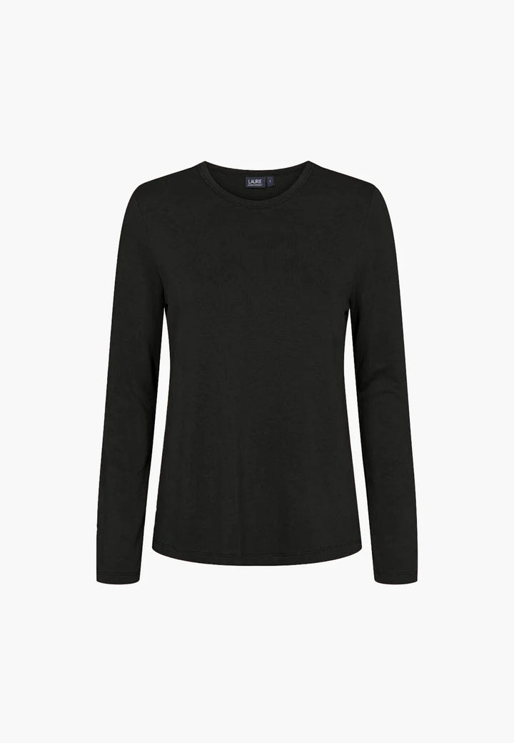 Amanda t-skjorte LS - svart - Many Colors