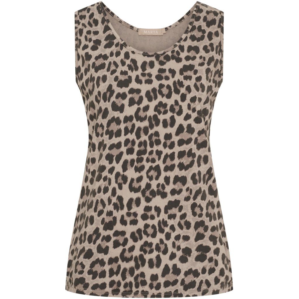 Angeline topp - beige camo - Many Colors