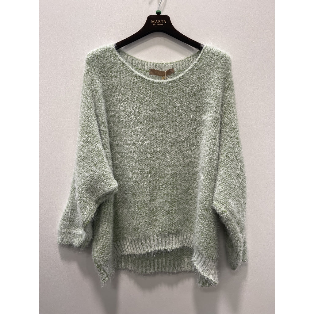 Anouk strikk - grønn - Many Colors