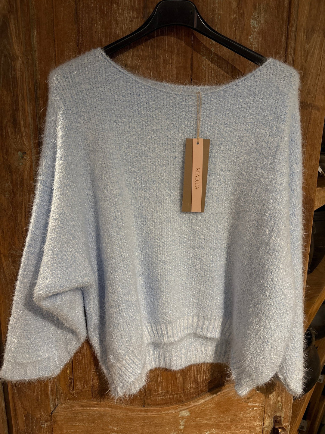 Anouk strikk - lys blå - Many Colors