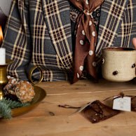 Ash mini skjerf ring - gull farget - Many Colors