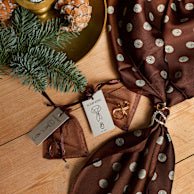 Ash mini skjerf ring - gull farget - Many Colors