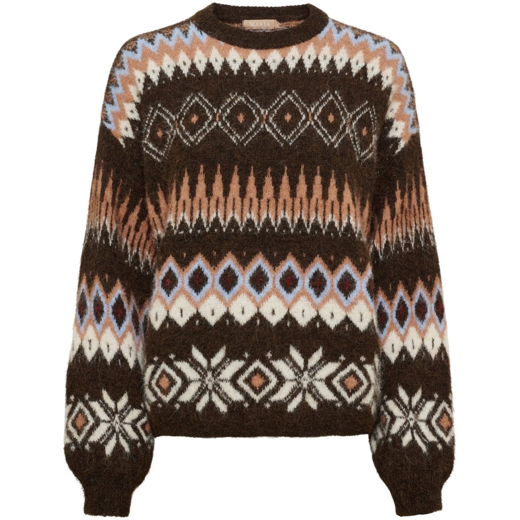 Asteria strikk - brun - Many Colors
