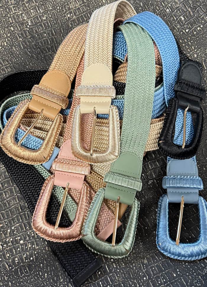 Belte - elastisk - svart - Many Colors