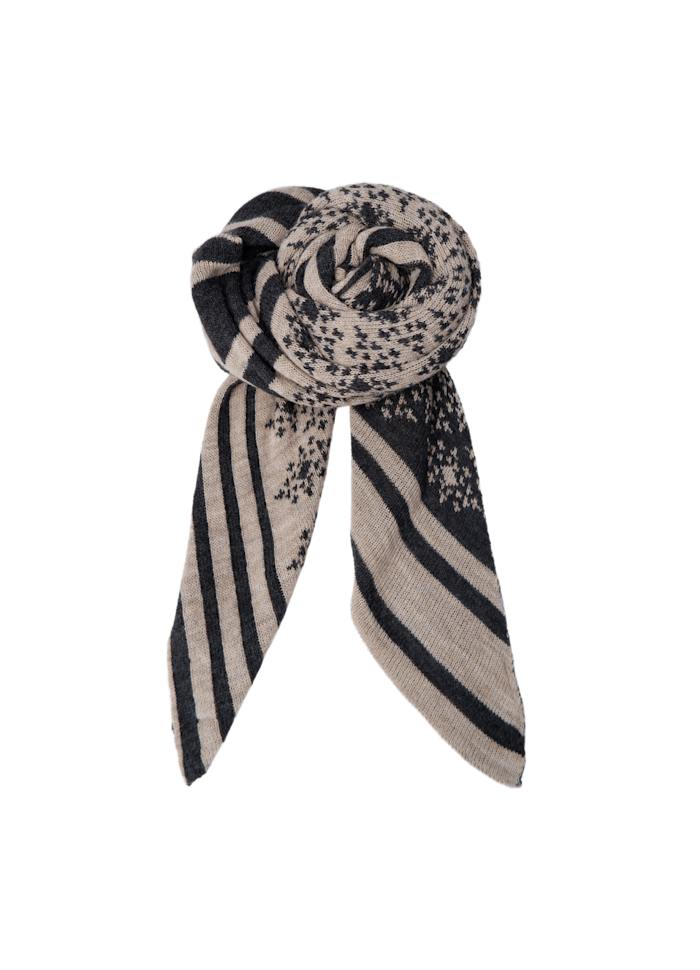 Bex jaquard scarf - asphalt - Many Colors