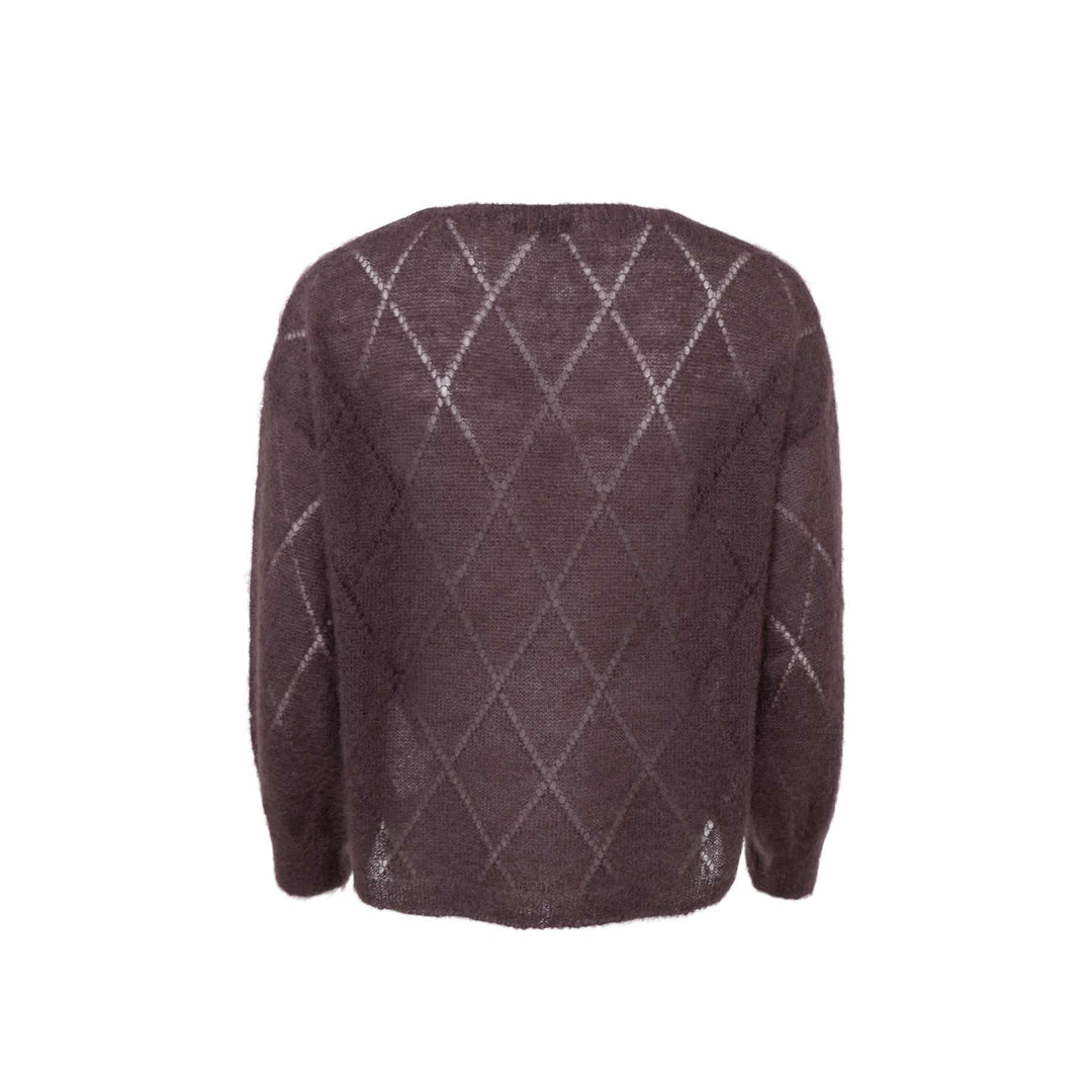 Bjoerk argyle genser - coffee - Many Colors