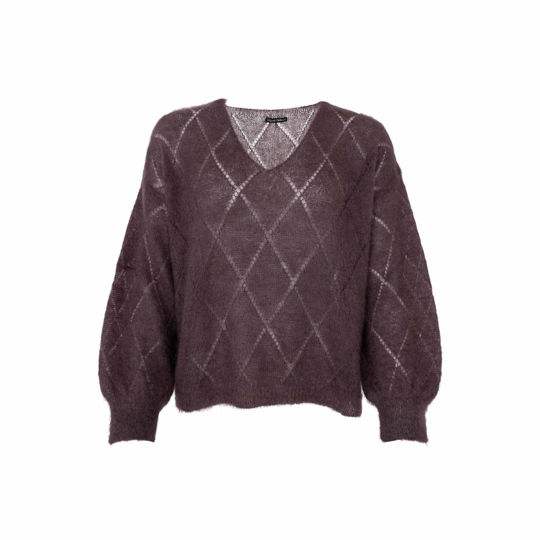 Bjoerk argyle genser - coffee - Many Colors