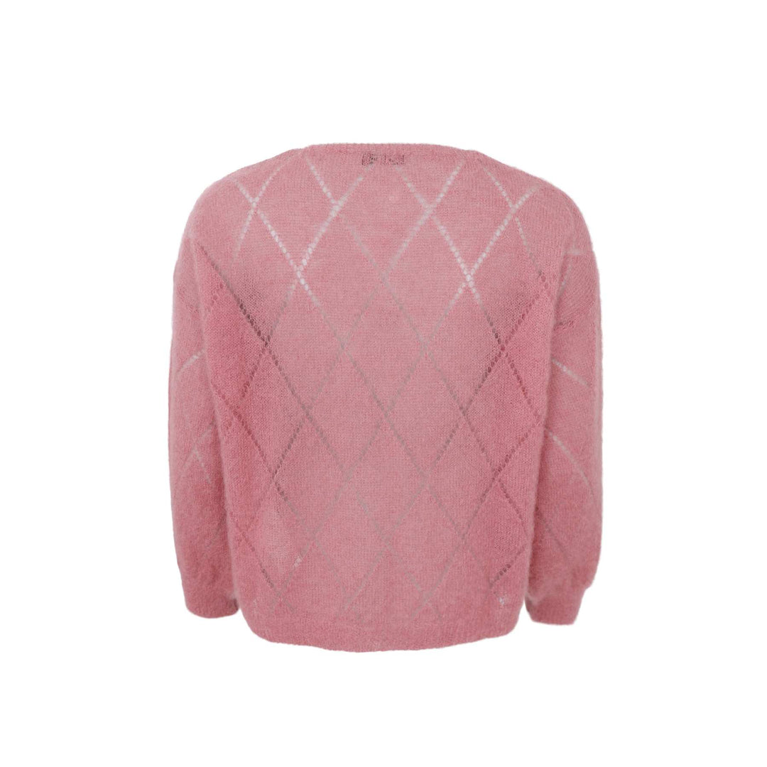 Bjoerk argyle genser - varm rosa - Many Colors