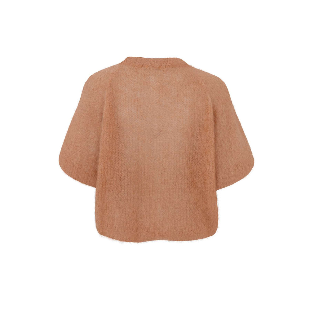 Bjoerk patent strikk cardigan - camel - Many Colors
