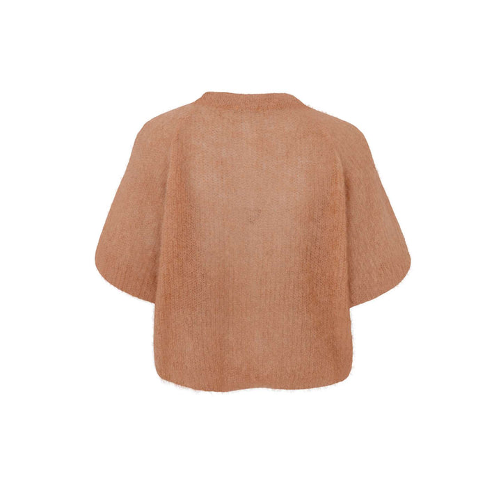 Bjoerk patent strikk cardigan - camel - Many Colors