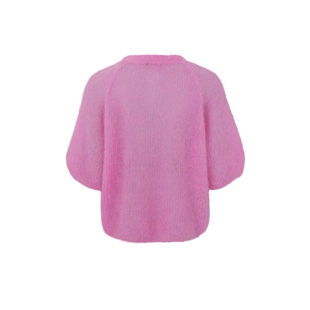 Bjoerk strikjket cardigan - rosa - Many Colors