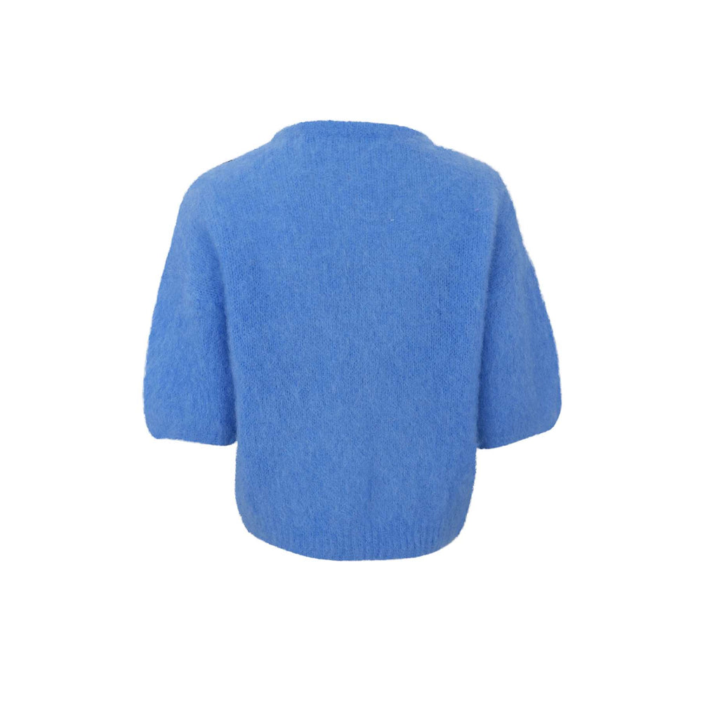 Bjoerk strikket cardigan i 80% mohair - blå - Many Colors