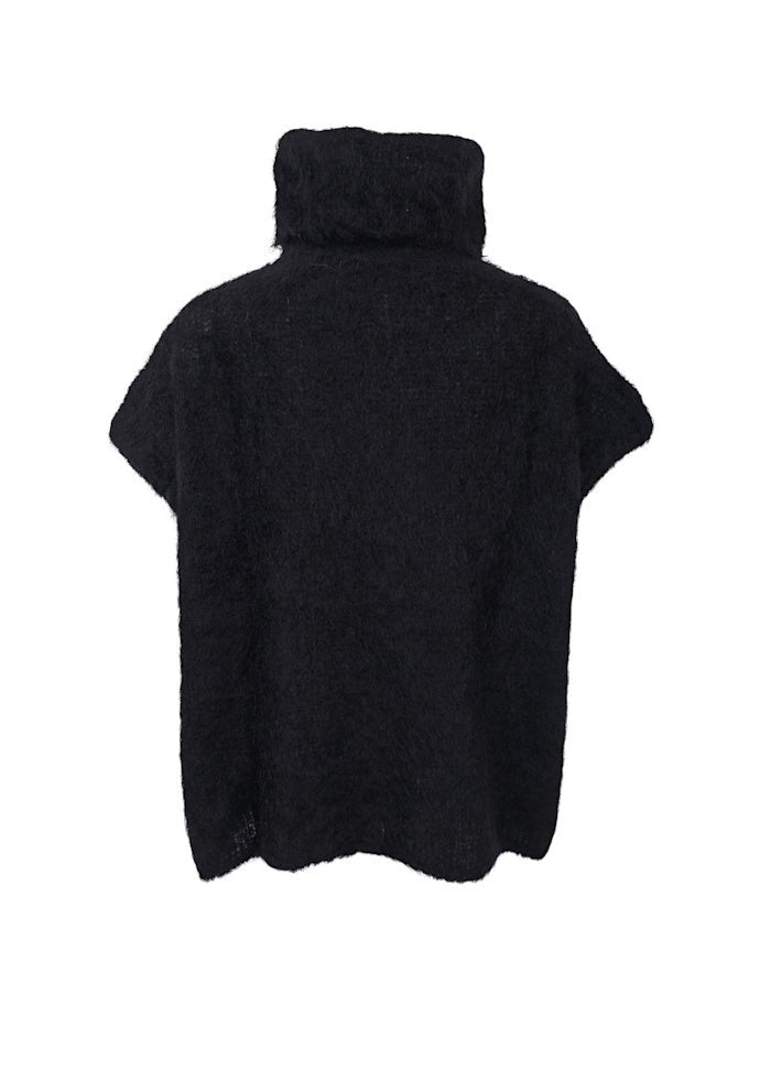 Bjoerk strikket topp med hals - svart - onesize - Many Colors