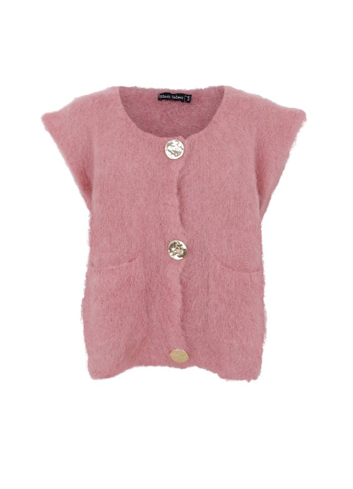 Bjoerk strikket vest - vinter rosa - Many Colors