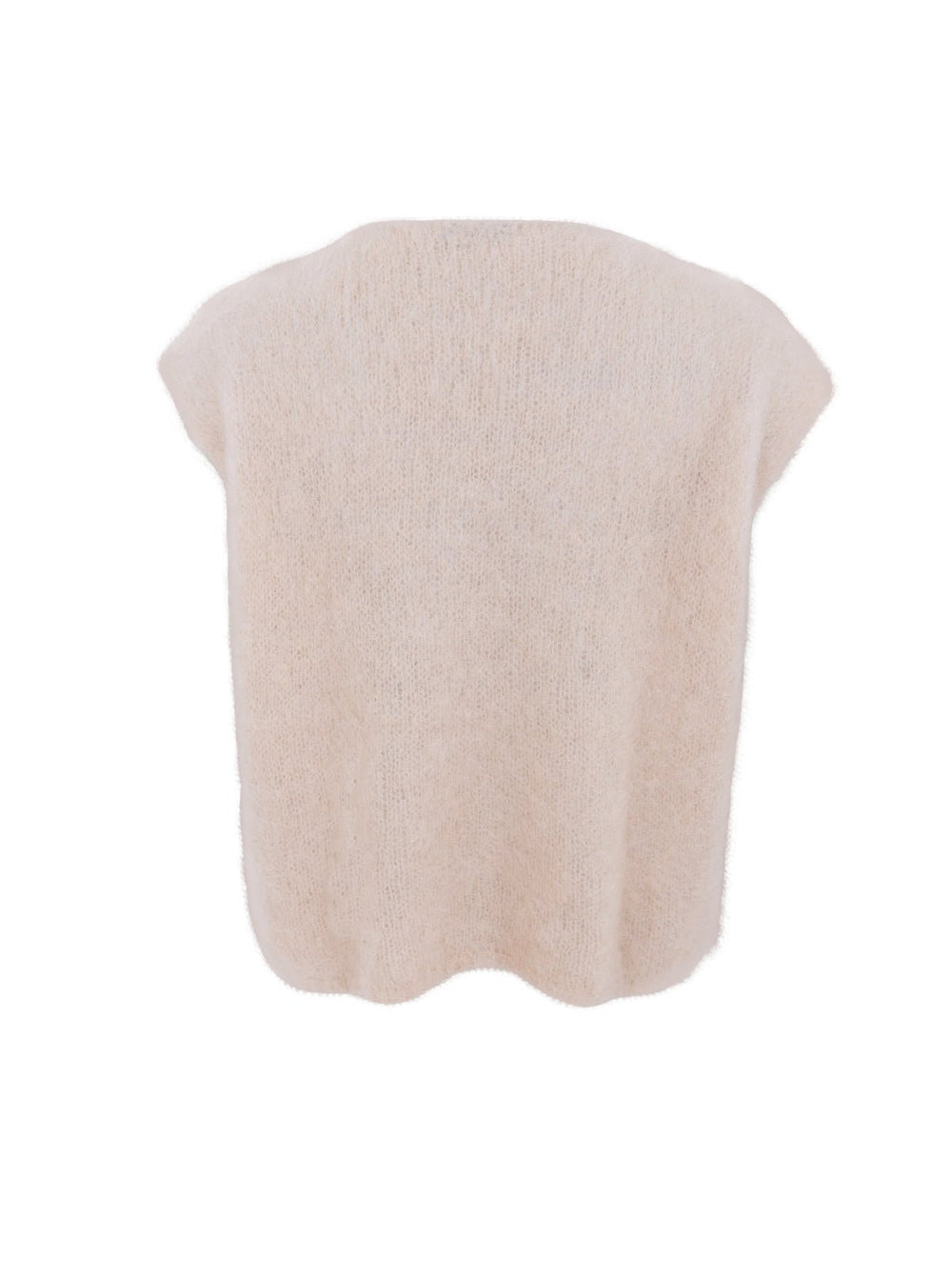 Bjoerk strikkevest i 80% mohair - latte - Many Colors