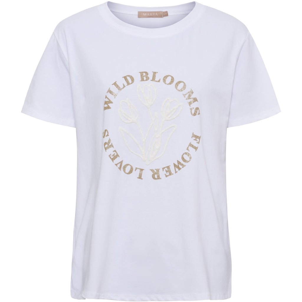 Brianna t - skjorte - hvit - Many Colors