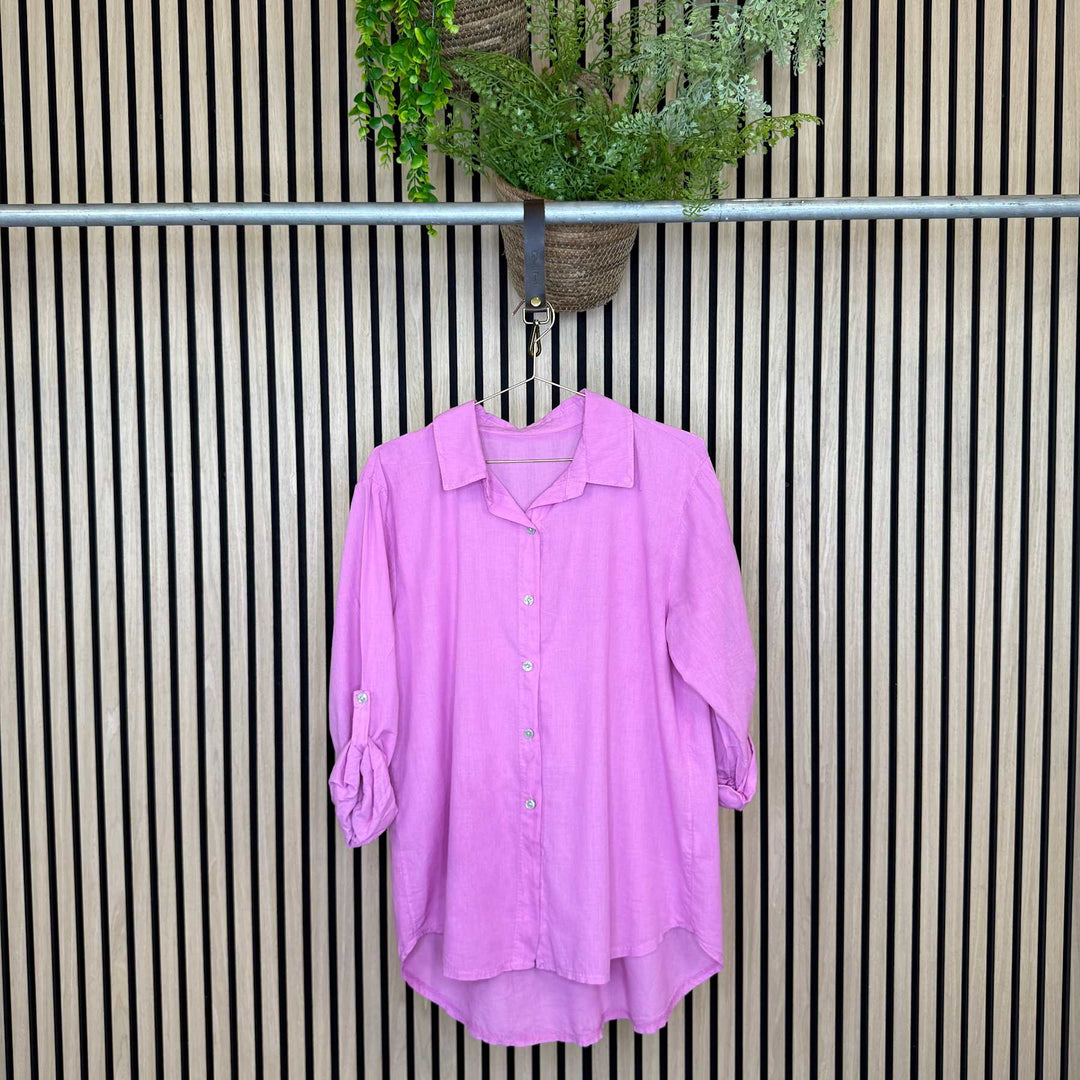 Caimi skjorte - dark rose - onesize - Many Colors