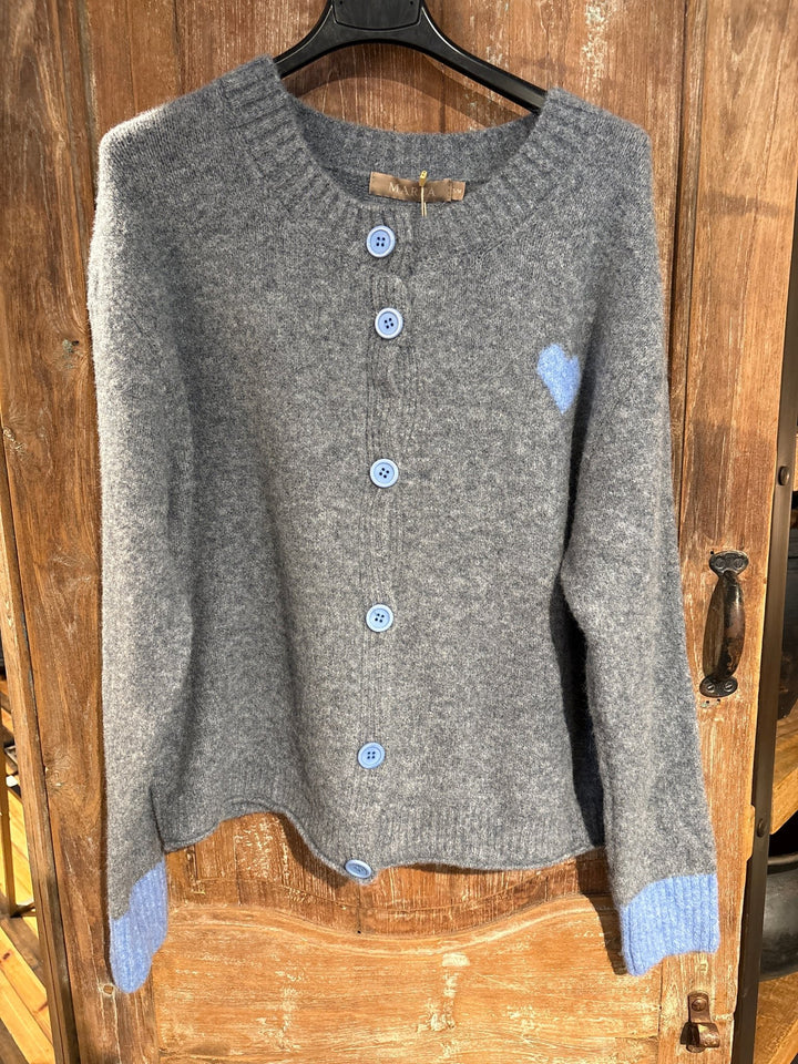 Calla strikk - grå/blå - Many Colors