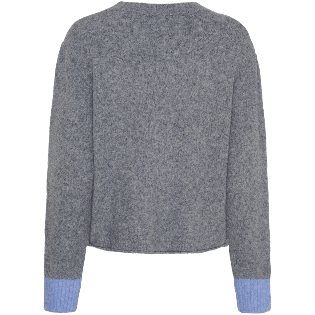 Calla strikk - grå/blå - Many Colors