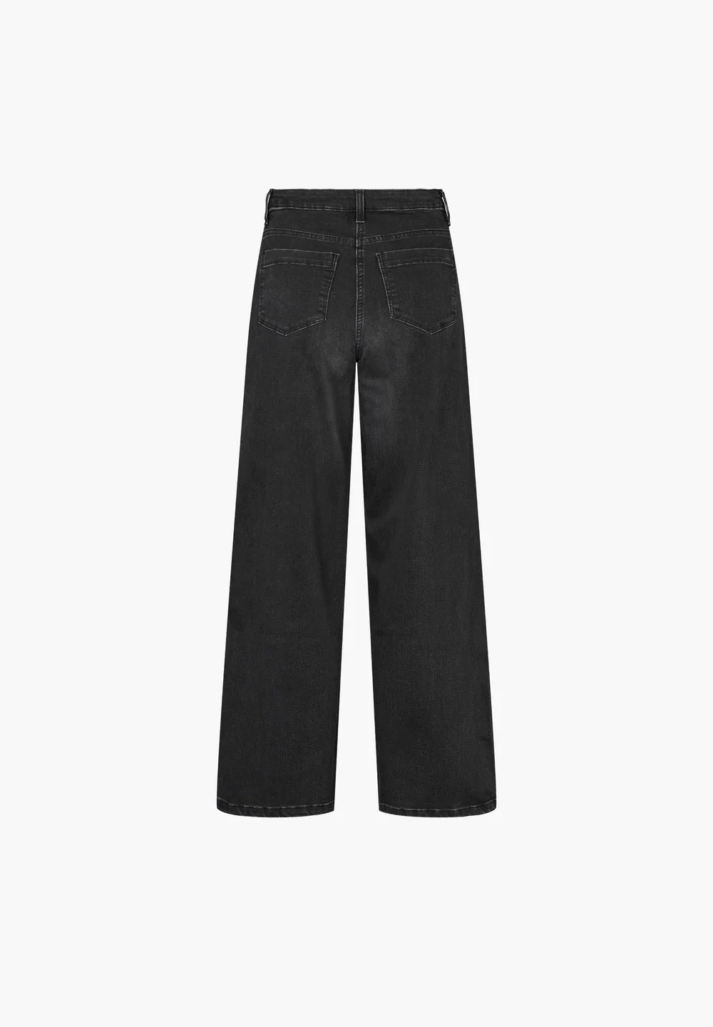 Carol loose - vasket svart denim - ML - Many Colors