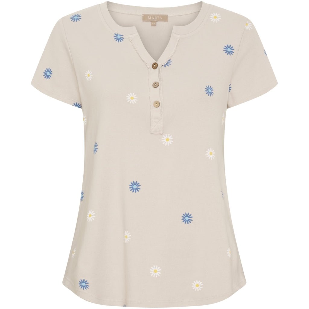 Cecilie t - skjorte - beige - Many Colors