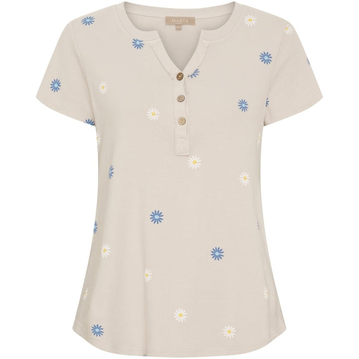 Cecilie t - skjorte - beige - Many Colors
