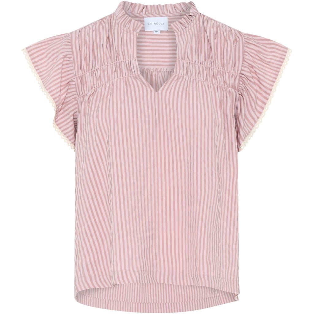 Cecilie topp - rosa striper - Many Colors