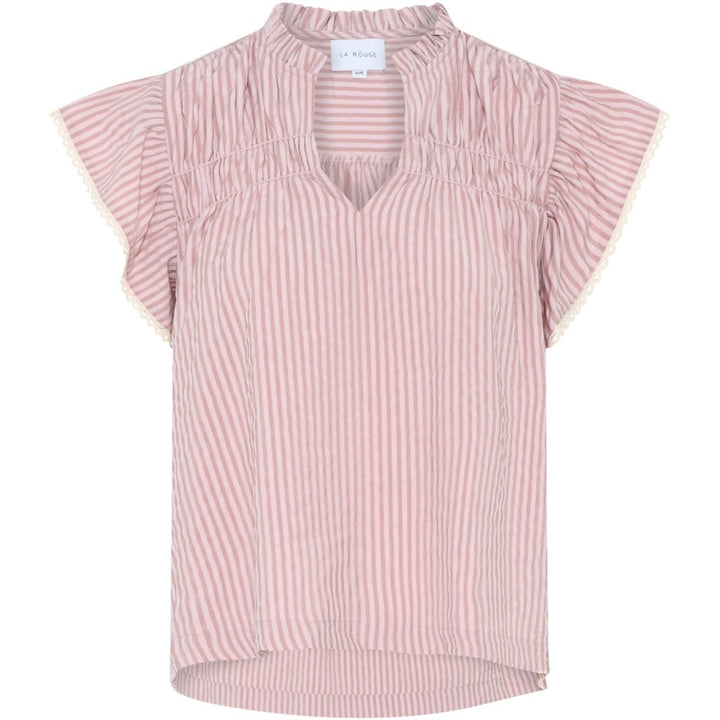 Cecilie topp - rosa striper - Many Colors